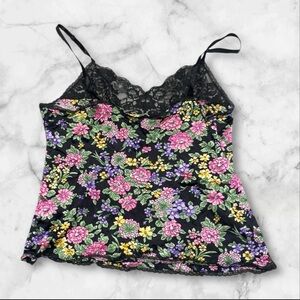 Vassarette black floral lingerie